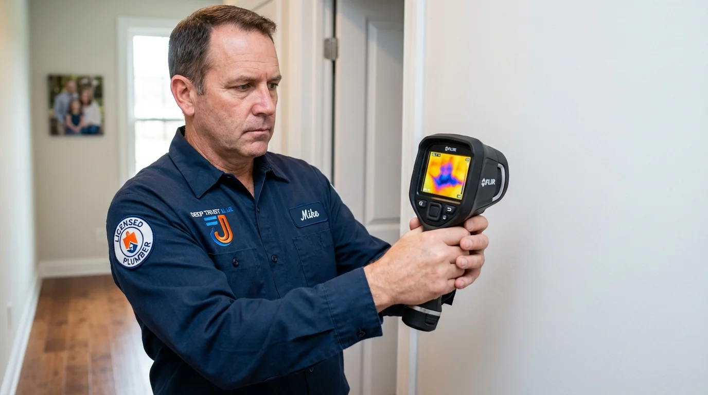 Thermal imaging leak detection by Johns Plumbing LLC in Loup City